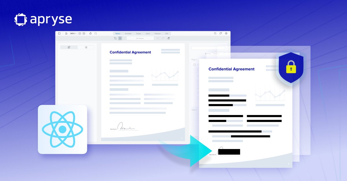 aprysesolutions's tweet image. When you’re working with #documents, redaction is a handy tool for several reasons:

✅ Protection of Sensitive Information
✅ Regulatory Compliance
✅ Minimizing Data Breach Impact

We dive into Apryse #WebViewer SDK, focused on #redaction using #React: brnw.ch/21wFOaQ