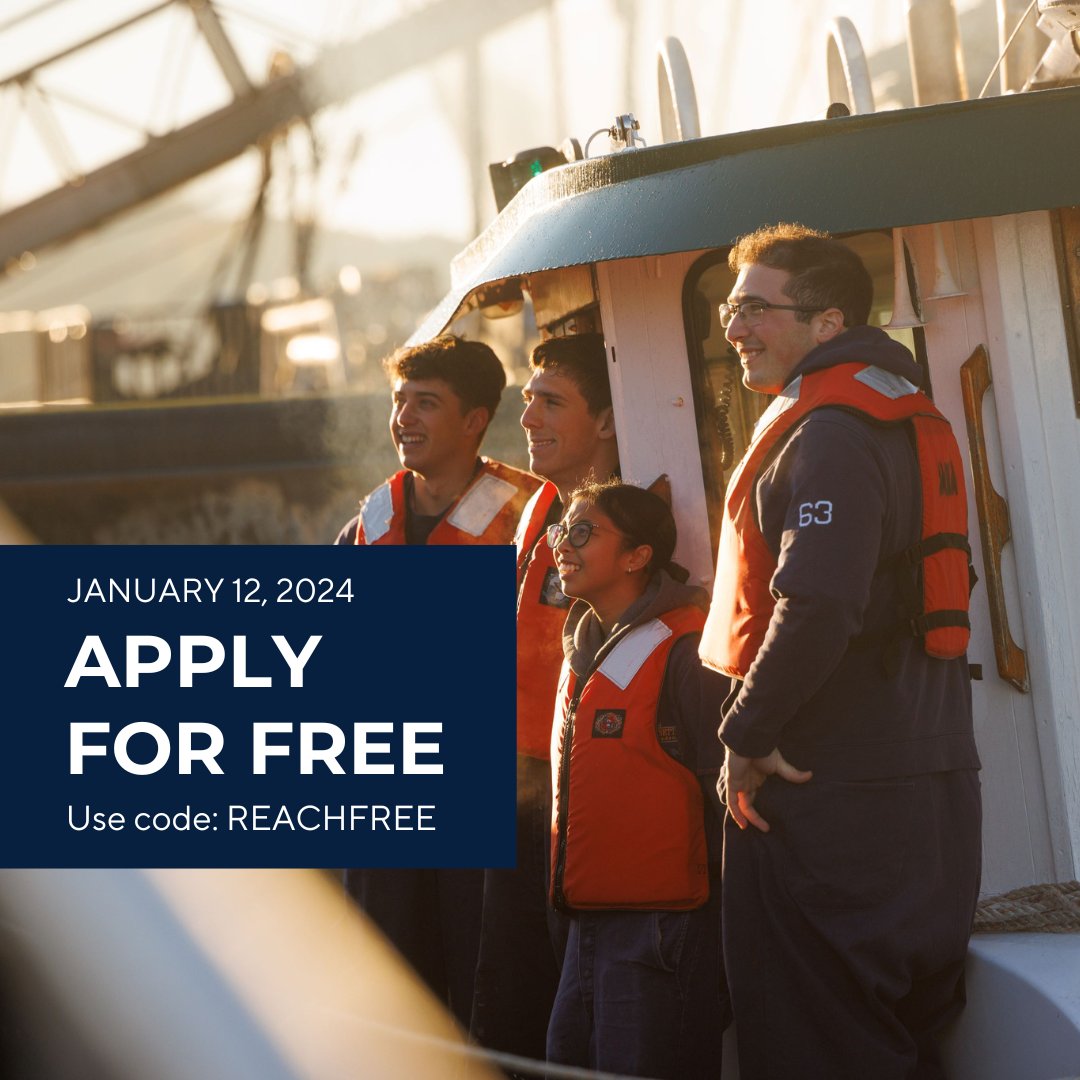 As part of a statewide initiative, we're waiving our application fee this Friday, January 12. Apply via our institutional app or the Common App and use code REACHFREE on 1/12/24 to apply to the Academy sans fee.