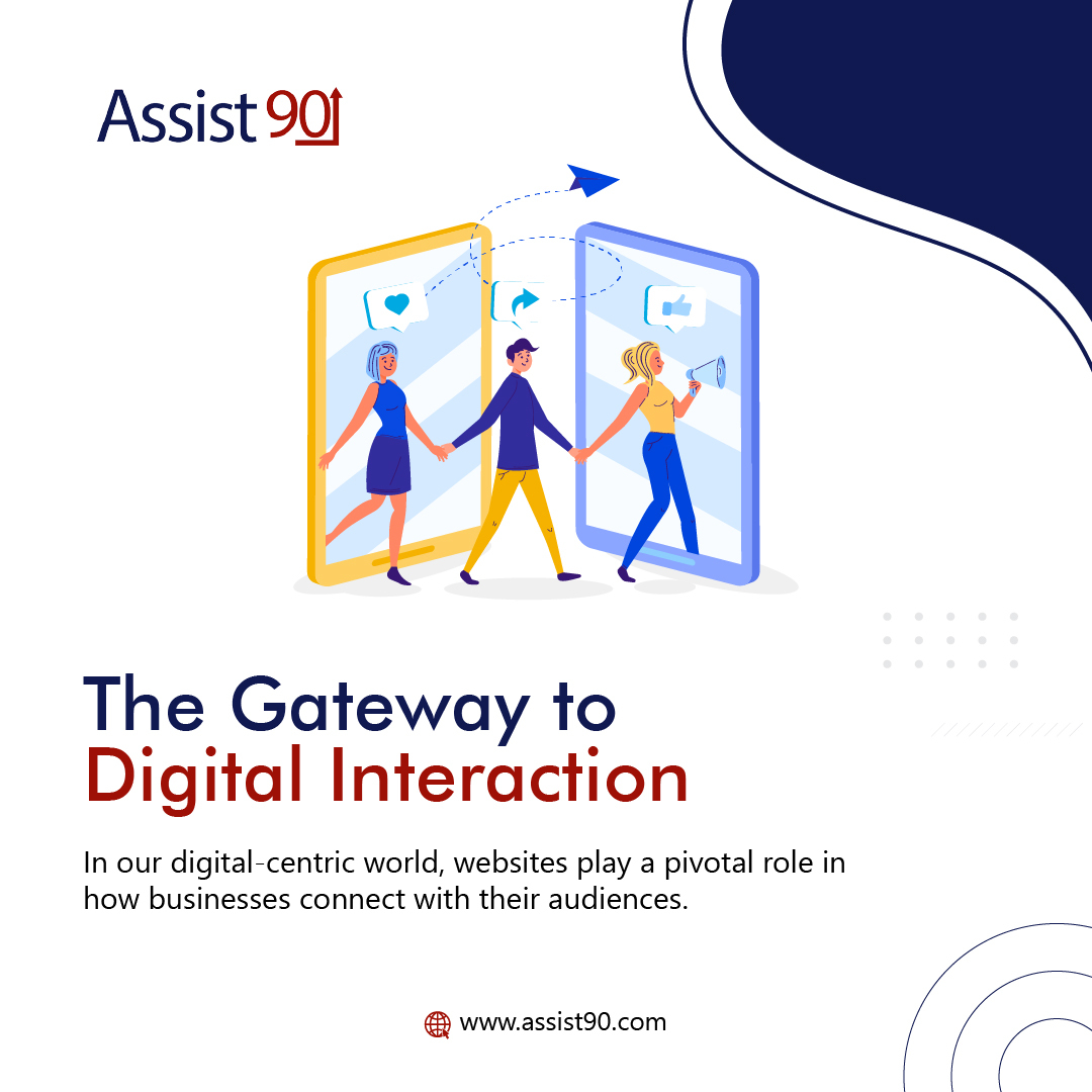 assist90_llc's tweet image. Websites are crucial for businesses to connect with their audience. They act as a representative and bridge the gap between companies and customers. Check out the key elements of effective web presence here: 1l.ink/5WFHH7S. #WebDesignEssentials #DigitalEra #Assist90