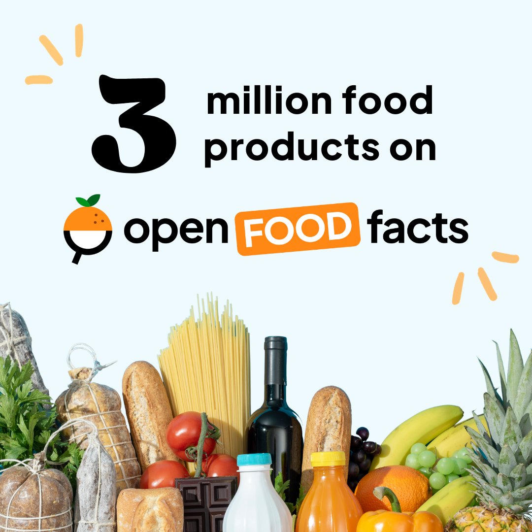 Happy New Year #2024 ! 🎉
Collectively, we hope to continue transforming the #food landscape, making it more transparent &amp; open ! ✊
What better way to start it than by celebrating 3M products on Open Food Facts ! 🤩 Thank you to everyone who participates in this community effort