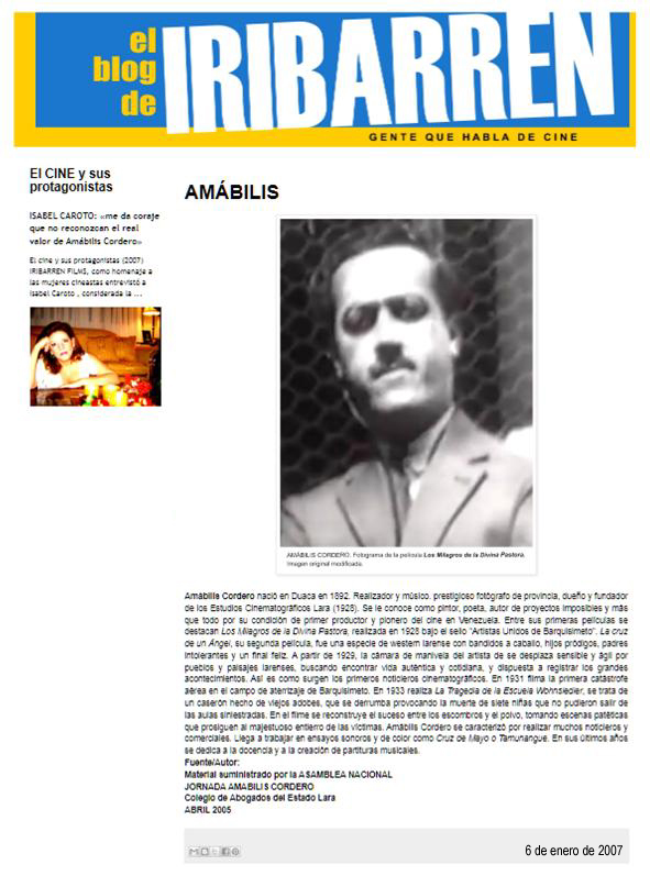BlogIRIBARREN's tweet photo. El blog de IRIBARREN, 17 años contribuyendo con el desarrollo de la cultura cinematográfica. Expresa lo que te interesa del cine, escribe y publica a tráves de https://t.co/0govFkfbrP #cine #cinema #cinefilos #cinevenezolano https://t.co/N9hIJuWdMO