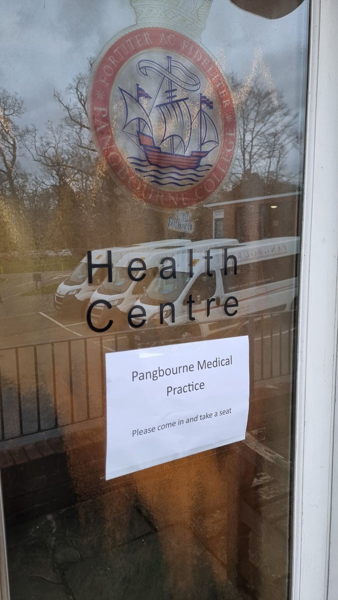 Thank you to <a href="/PangbourneColl/">Pangbourne College</a> for letting us use their health centre while our building is surrounded by water. Meant we could continue to see patients face to face.