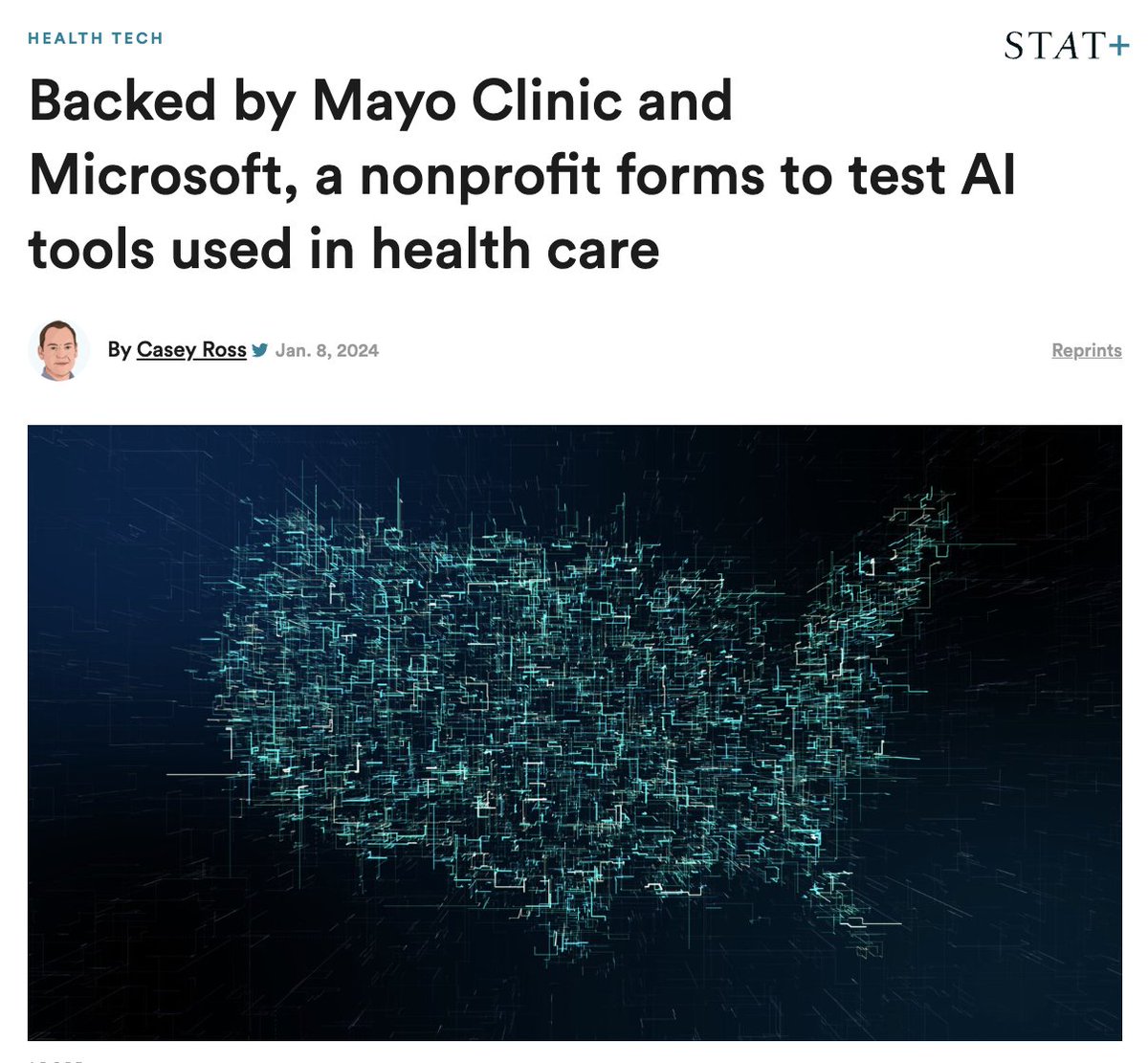 starting #JPM24 week with some healthcare AI news!

more than 1200 organizations across private and public sectors have joined the Coalition for Health AI (CHAI), an organization that is leading AI assurance, technology, and policy initiatives for healthcare AI in collaboration…