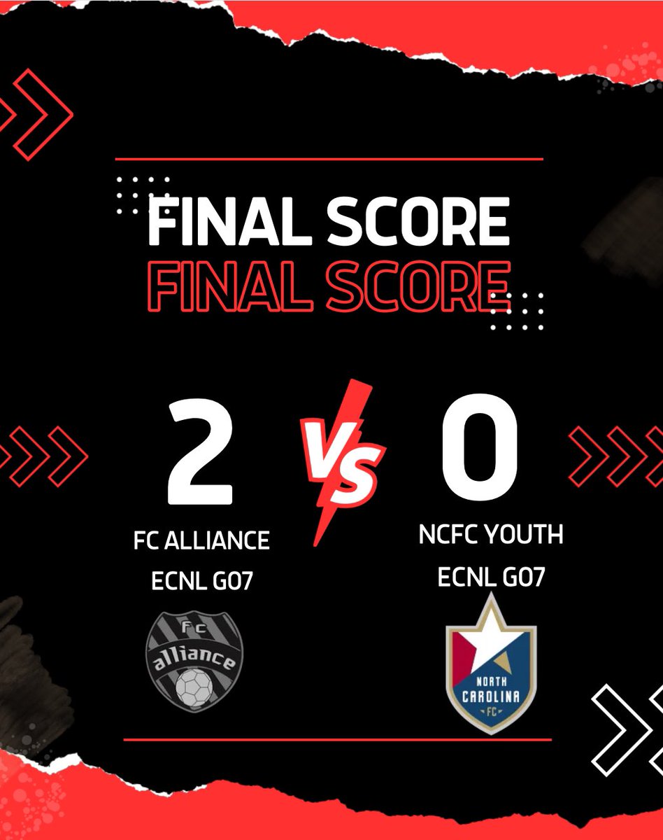 FC Alliance 07G ECNL (@fca07g) on Twitter photo Got the shutout against a good NCFC team!! Thanks to all the coaches that came to watch us play! We will back at it again on Field 23 at 9:50am, would love to see you on Day 3!
#ECNLFL <a href="/ECNLgirls/">ECNL Girls</a> <a href="/FCAlliance1/">FC Alliance</a> <a href="/FCAECNL/">FC Alliance Girls ECNL</a> <a href="/ImCollegeSoccer/">College Soccer Truth ™</a> <a href="/ImYouthSoccer/">ECNL/GA/Recruiting/College Soccer</a> Got the shutout against a good NCFC team!! Thanks to all the coaches that came to watch us play! We will back at it again on Field 23 at 9:50am, would love to see you on Day 3!
#ECNLFL <a href="/ECNLgirls/">ECNL Girls</a> <a href="/FCAlliance1/">FC Alliance</a> <a href="/FCAECNL/">FC Alliance Girls ECNL</a> <a href="/ImCollegeSoccer/">College Soccer Truth ™</a> <a href="/ImYouthSoccer/">ECNL/GA/Recruiting/College Soccer</a>