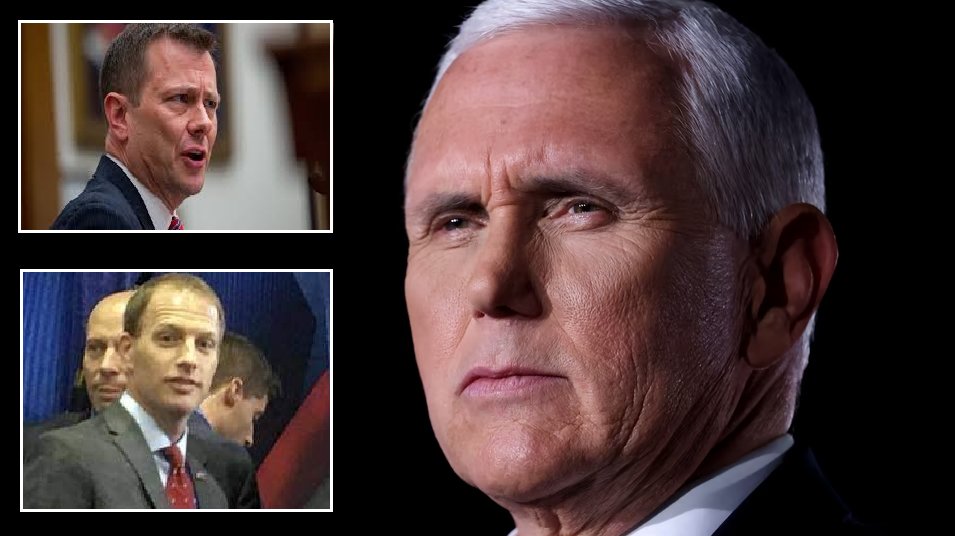 BOMBSHELL REPORT:  Mike Pence's former chief of staff's wife Katherine A. Seaman WORKED ON FBI's counter-intelligence investigation of Hillary Clinton’s email server with Peter Strzok..

Pence has recently claimed He's confident FBI DIDN'T orchestrate Jan. 6..

PAYING ATTENTION