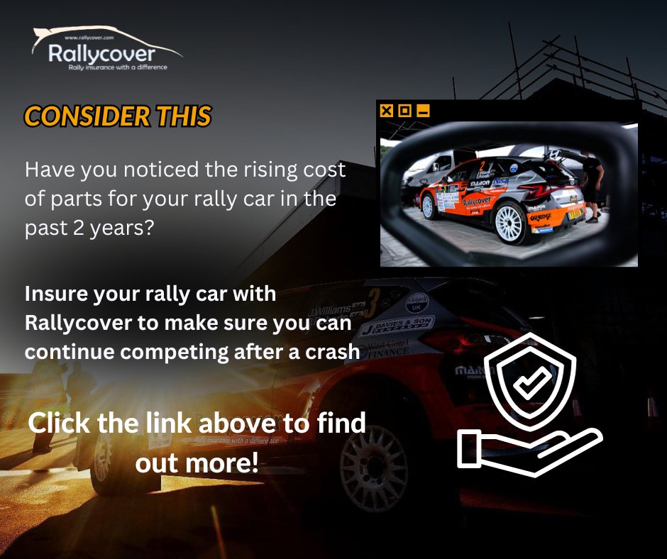 rallycover's tweet photo. Have you considered the rising cost of parts for your rally car?
For more information: https://t.co/2fp761VRDT
#rallycover #motorsportinsurance https://t.co/kJugDkwc4X