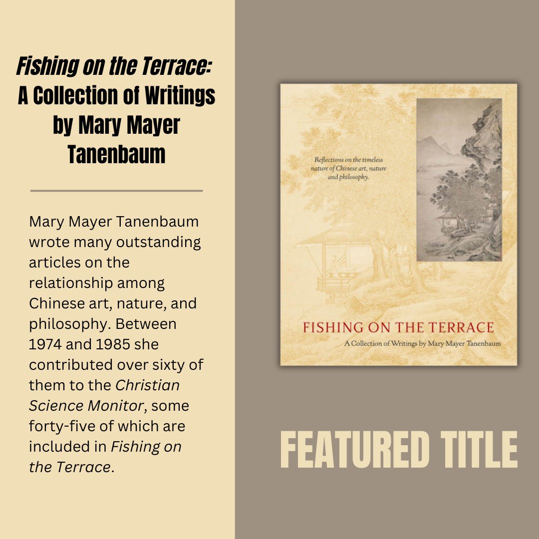 tanenbaumbooks's tweet photo. Fishing on the Terrace: A Collection of Writings by Mary Mayer Tanenbaum https://t.co/mv3rtScKkd