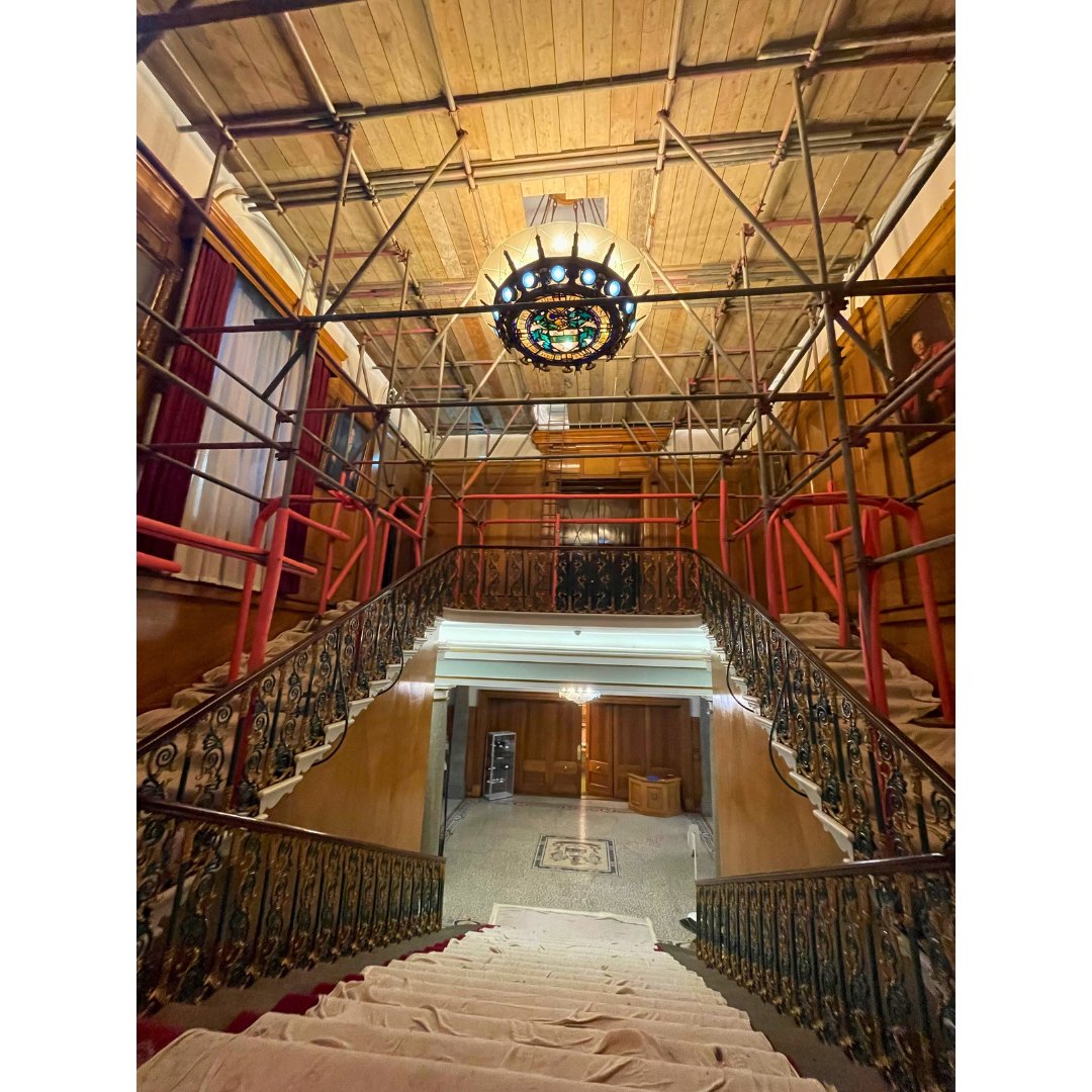 The renovation work on Cutlers' Hall nears completion on the Grand Staircase & the Old Banqueting Hall. 

cutlers-hallamshire.org.uk/cutlers-hall-r…

#cutlershallsheffield #sheffieldvenue #gradeiilisted #sheffieldheritage