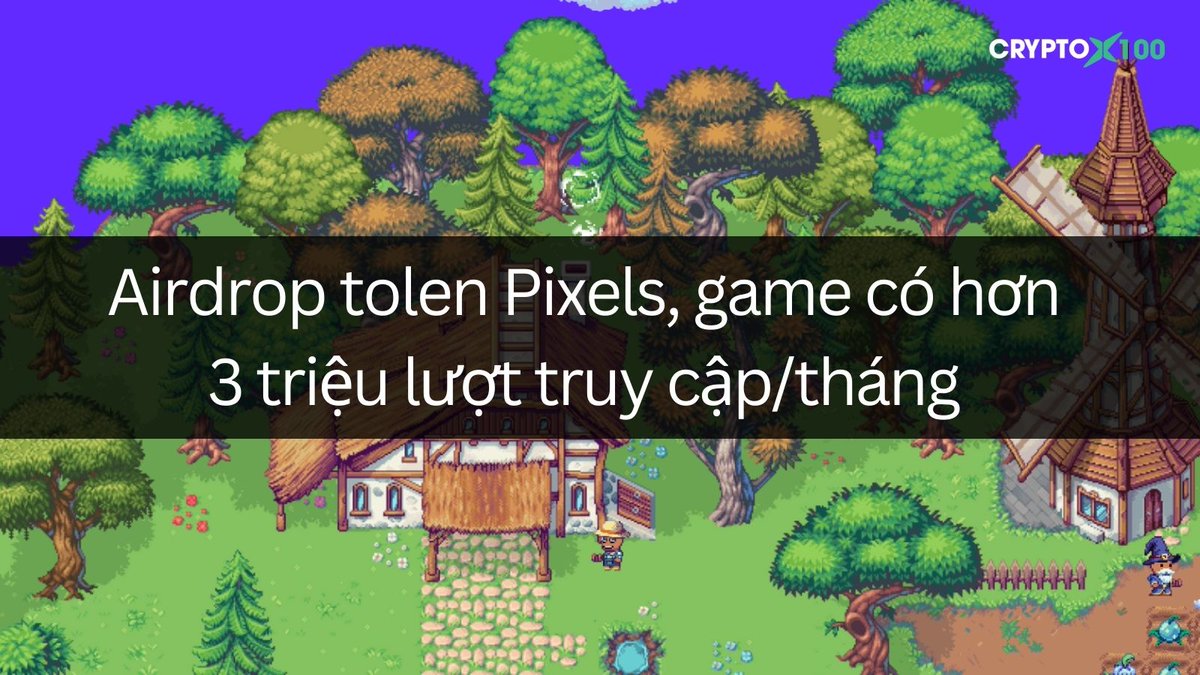 cryptox100s's tweet photo. Nhận Airdrop token từ Pixels, game với 3,2 triệu lượt truy cập
Telegram: https://t.co/ln2UsuMnkx
Twitter: https://t.co/PgtKsExcF8
Đọc tin https://t.co/Y8ZjwFF3Nj
#crypto #tintuccrypto #cryptonews #airdrop #pixels https://t.co/PhFhR2DRRr