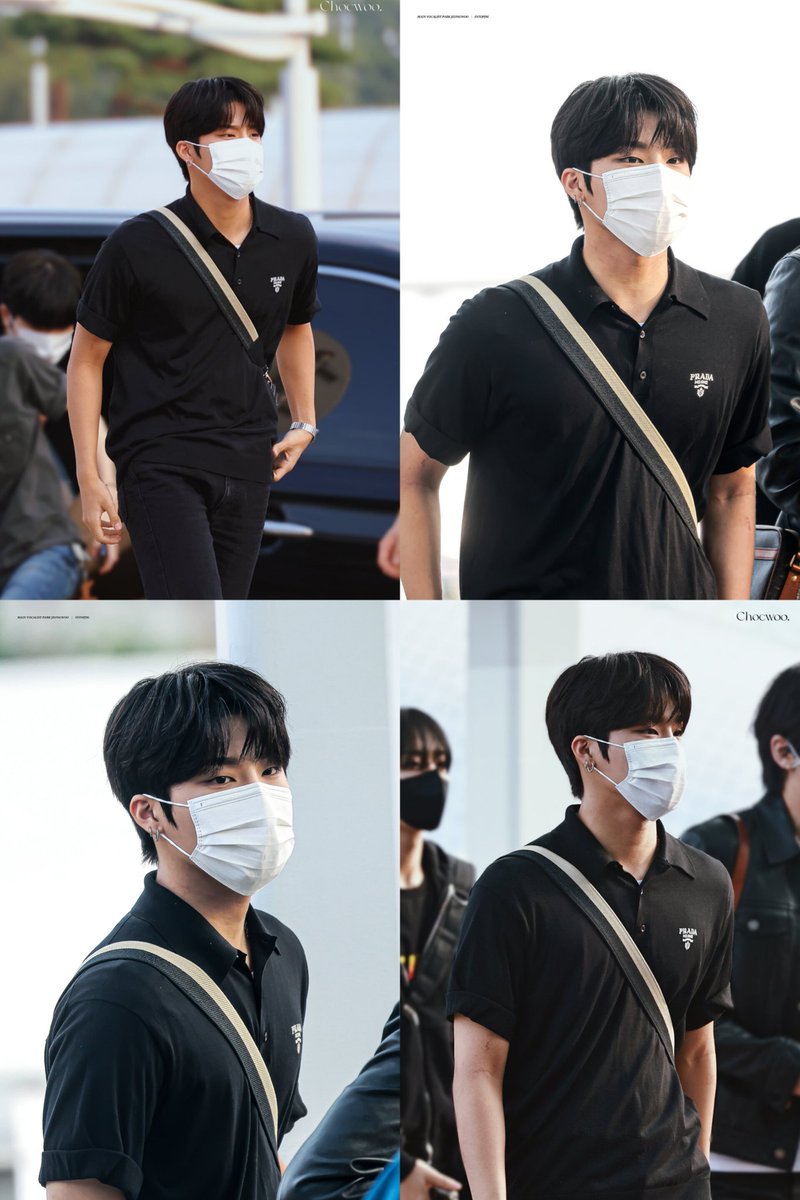 JEONGWOO_HD's tweet photo. bringing back jeongwoo in black polo that shookt the teumeland 🫠🖤 

#트레저 #박정우 #PARKJEONGWOO https://t.co/Cazudtu1Ru