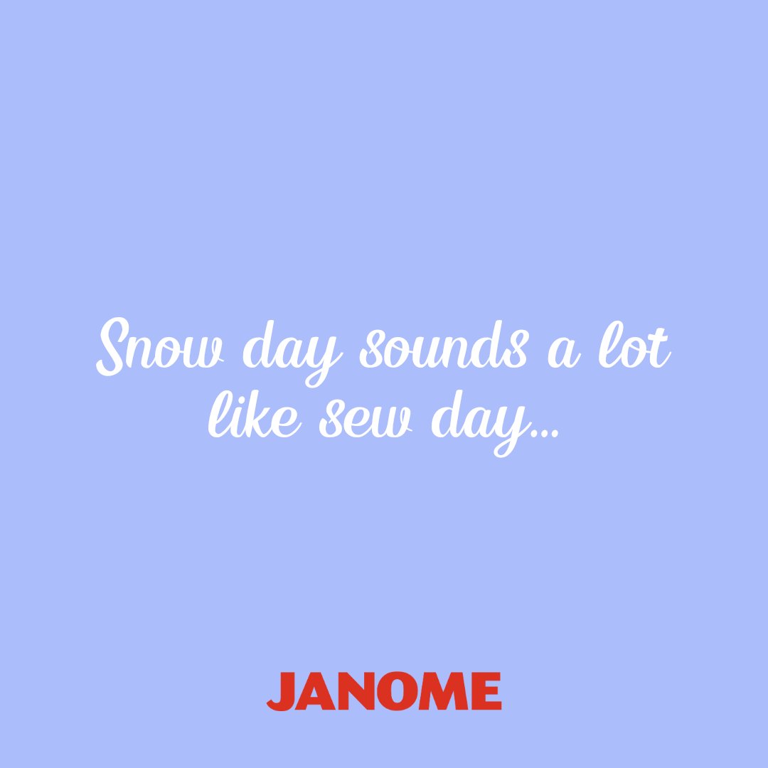 JanomeUK's tweet photo. In this chilly weather, what’s a stitcher to do but cosy up for a good sew session ☕ 🥰
.
#sewing #uksnow #sewinguk #sewingmemes https://t.co/sEgqxKNIvQ