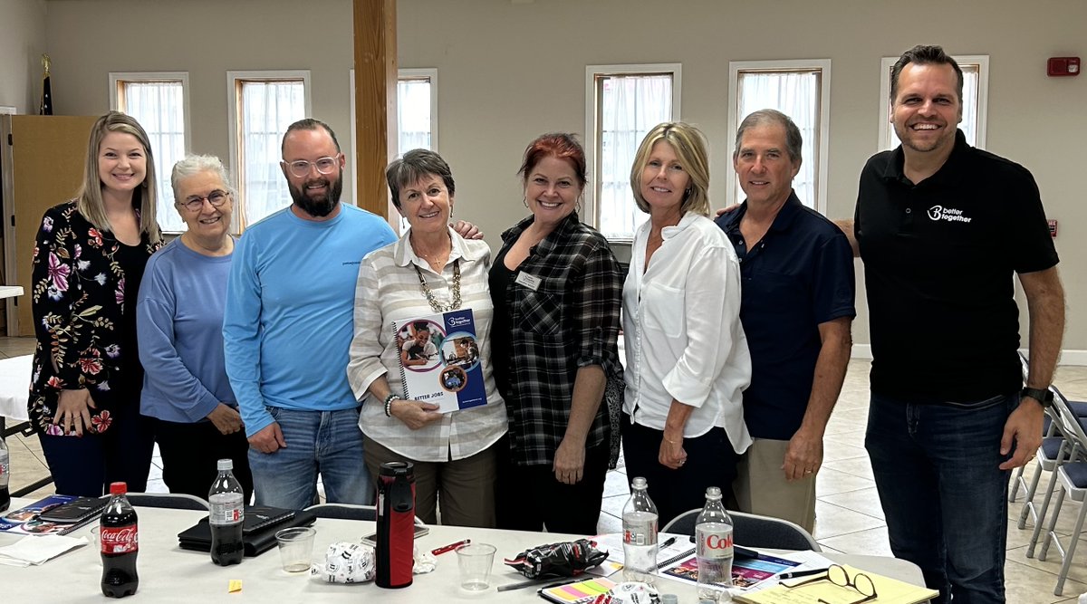 BTogetherOrg's tweet photo. We had a fantastic Better Jobs training with the crew at First Church of #FortPierce! π€ Pastor Tim and his team are energized for their first #jobfair on March 13. Register today : https://t.co/rtShVbhZJi https://t.co/PP5SuRjkFX