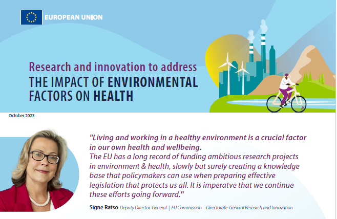 The recent fact sheet "Research and innovation to address the impact of environmental factors on health" from <a href="/EUScienceInnov/">EU Science & Innovation 🇪🇺</a> features different actions, clusters including #EHEN and initiatives in the field. #exposome
👉👉tinyurl.com/22uahw5f