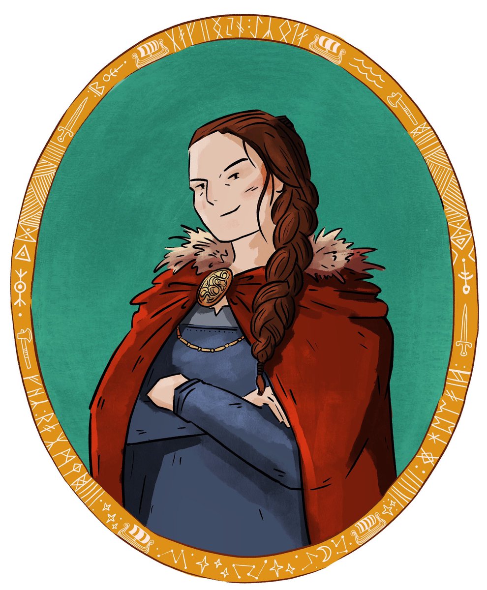 abipate_illo's tweet photo. Gudrid Thorbjarnardóttir - Norse explorer 💪 for an article in @honest_history mag- one of my favourite commissions from last year. https://t.co/UDAWW926vF