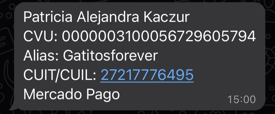 fifitabi's tweet photo. Hola! Rescatamos a una gatita con sus bebitos recién nacidos de la calle, estamos juntando fondos para poder afrontar el tratamiento. Hasta ahora la primera consulta y sus medicamentos nos salieron $19.020. 
Se agradece todo el que pueda colaborar $ o RT❤️ 
ALIAS: Gatitosforever https://t.co/yyD1Np7RCI