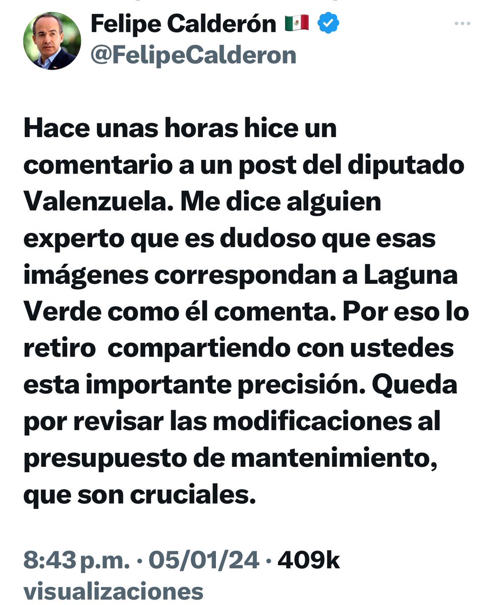 JorgeLara1's tweet photo. Y el mismo @FelipeCalderon tuvo la honestidad de rectificar y borrar el tuit. 

Reconoció el error y corrigió. Algo que @lopezobrador_ es incapaz de hacer aunque se le han demostrado literalmente MILES de mentiras e infamias. 

¿Por cierto, ya pidió disculpas el Peje por la criminalización de los jóvenes de Celaya? 

Vaya cinismo suyo y el de su jefe.