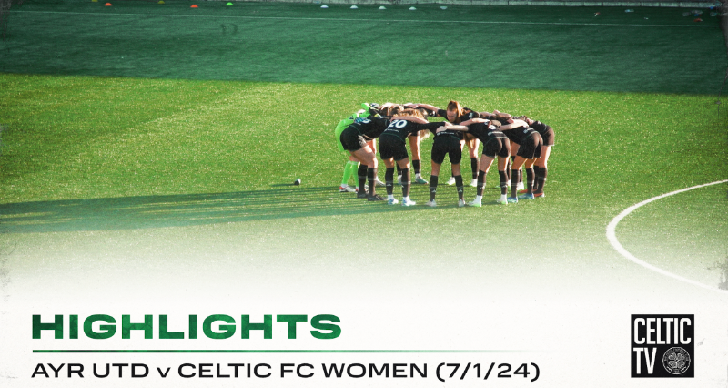CelticFCWomen's tweet photo. 🎥 Watch the best of the action as Celtic FC Women travel to Ayr United in the Scottish Gas Women’s Scottish Cup 3rd Round.
#AYRCEL 🍀 #COYGIG