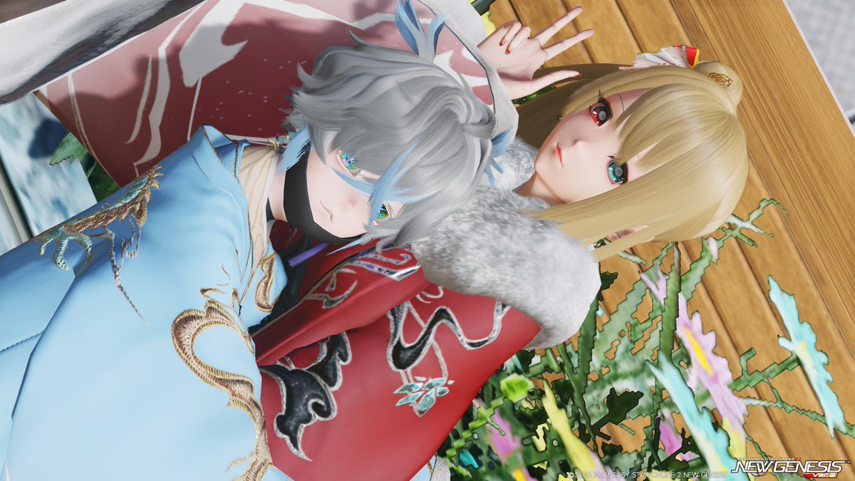 Ro6Ku9ra's tweet photo. 今年初ぷそinにて
相方と初ssΣp[【◎】]ω･´)ﾊﾟｼｬﾘ✧

#PSO2NGS
#PSO2NGSS_SS 
#メンテの日じゃないけどss貼る https://t.co/gRaV6wFHq4