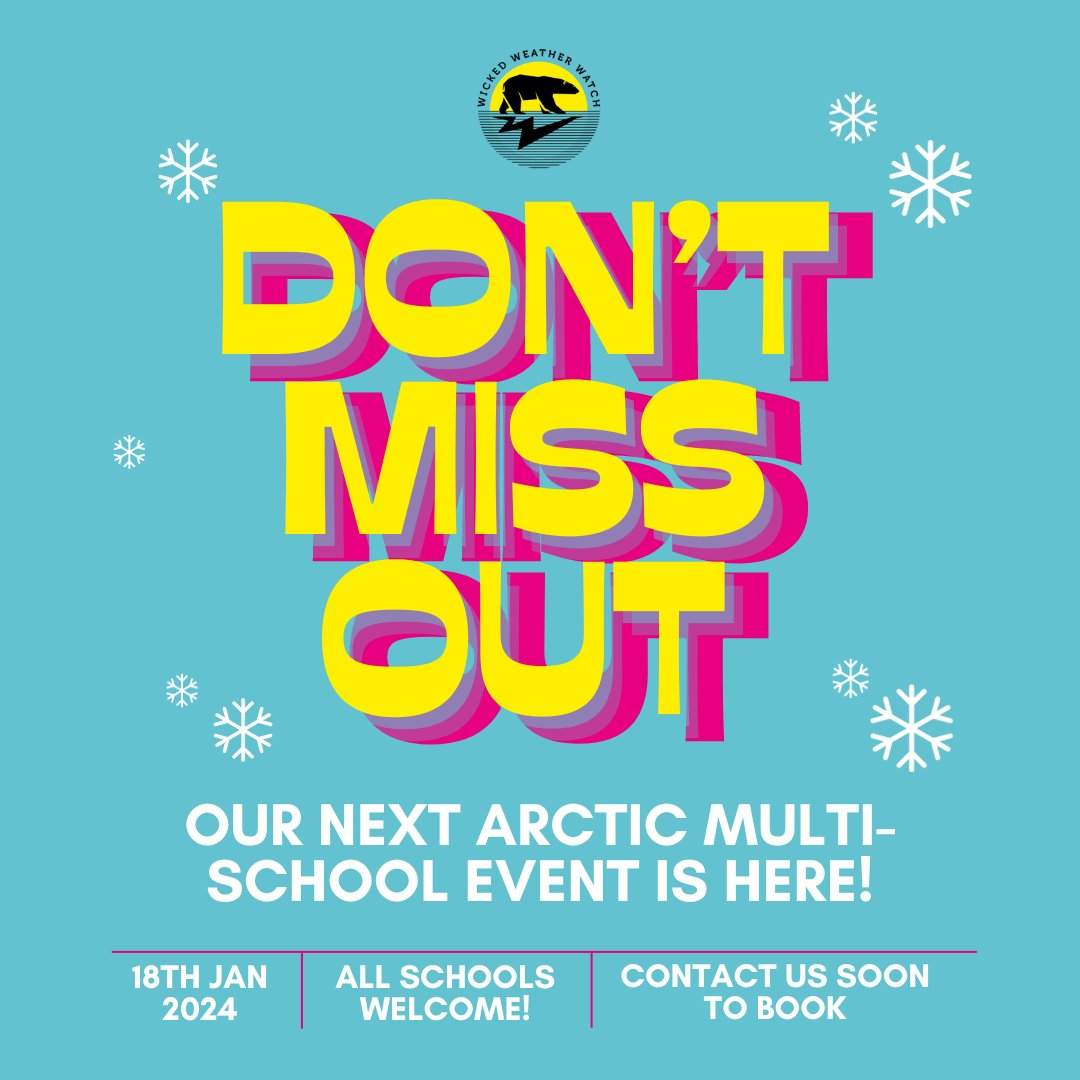 If your school is covering #FrozenKingdoms, #ClimateChange, or #PolesApart, this event is perfect to bring learning to life for your pupils!
This event is great for #UpperKS2 & #primaryschools across the country no matter your size or location. Contact to book for 18th of Jan❄️