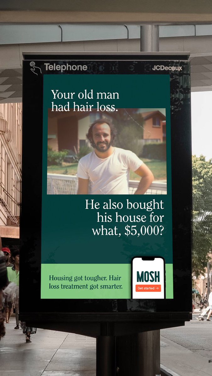 7. Mosh

Principle: The best ads don't look like ads.

One of the most creative ads I've seen in a while.