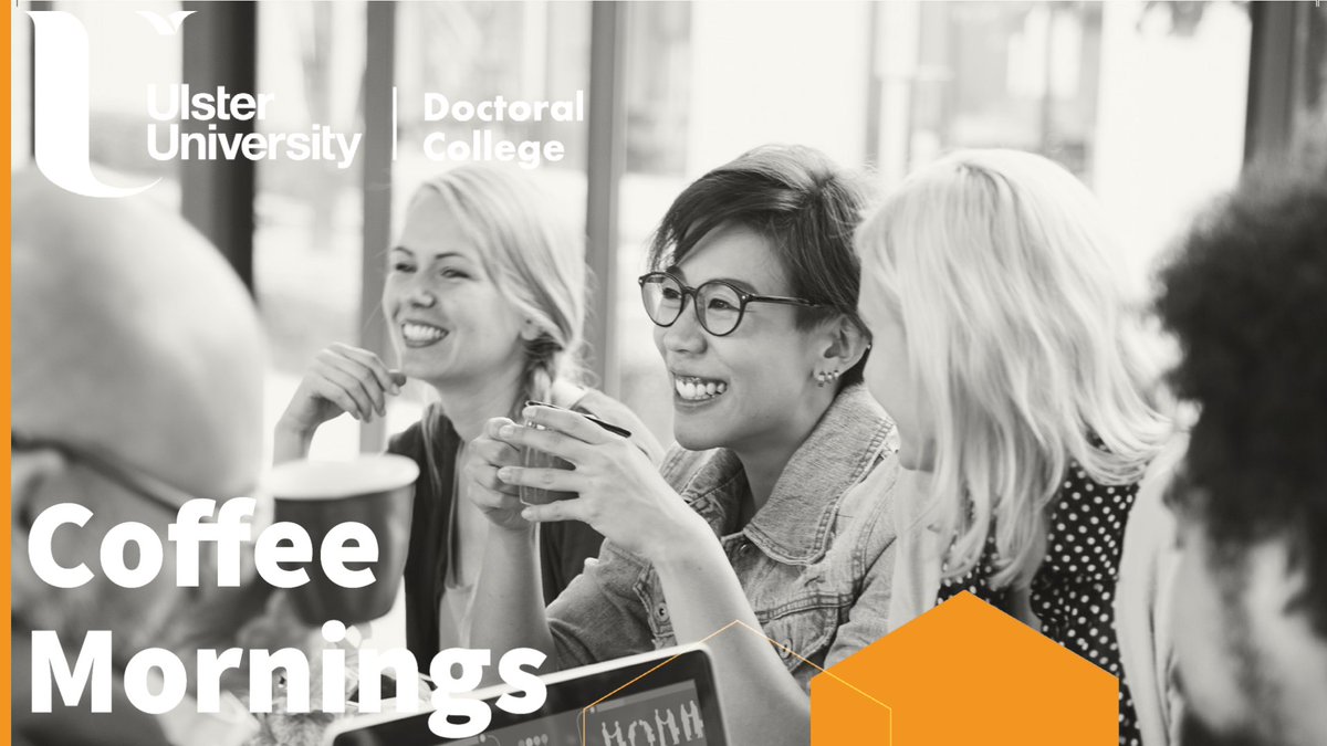 UlsterUniPhD's tweet photo. PhD Coffee Mornings now open for booking!

Thursday 18th January at 10.00am in the Docs on each campus.

Sign up at:
https://t.co/M9e0DpZeRJ https://t.co/q6J87xwrvW