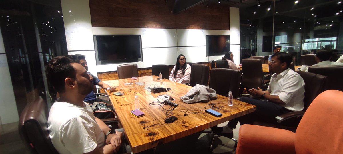 LoharSumant's tweet photo. Last weekend i.e. on 6th January (Saturday), the first Ahmedabad Podcast Meetup concluded successfully. 

Venue sponsor - @CurrentlySocial (@shethwalamitesh)

Grateful for providing space to organize a meetup. 

#ahmedabadpodcastmeetup #NewLearningExperience #PodcastMeetUp https://t.co/6LRrAOKp4j