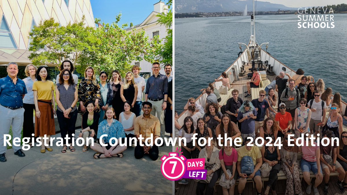 7 days left until registration for summer 2024 opens. 

Empower your minds through innovative teaching and discover 14 unique courses tailored for skills development, lifelong learning, and networking.

Suitable for students, researchers, professionals.

bit.ly/3YLJx4C