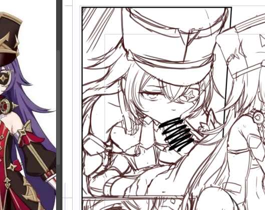 Fantia用にシュヴルーズのえちち描きたい奴😌 