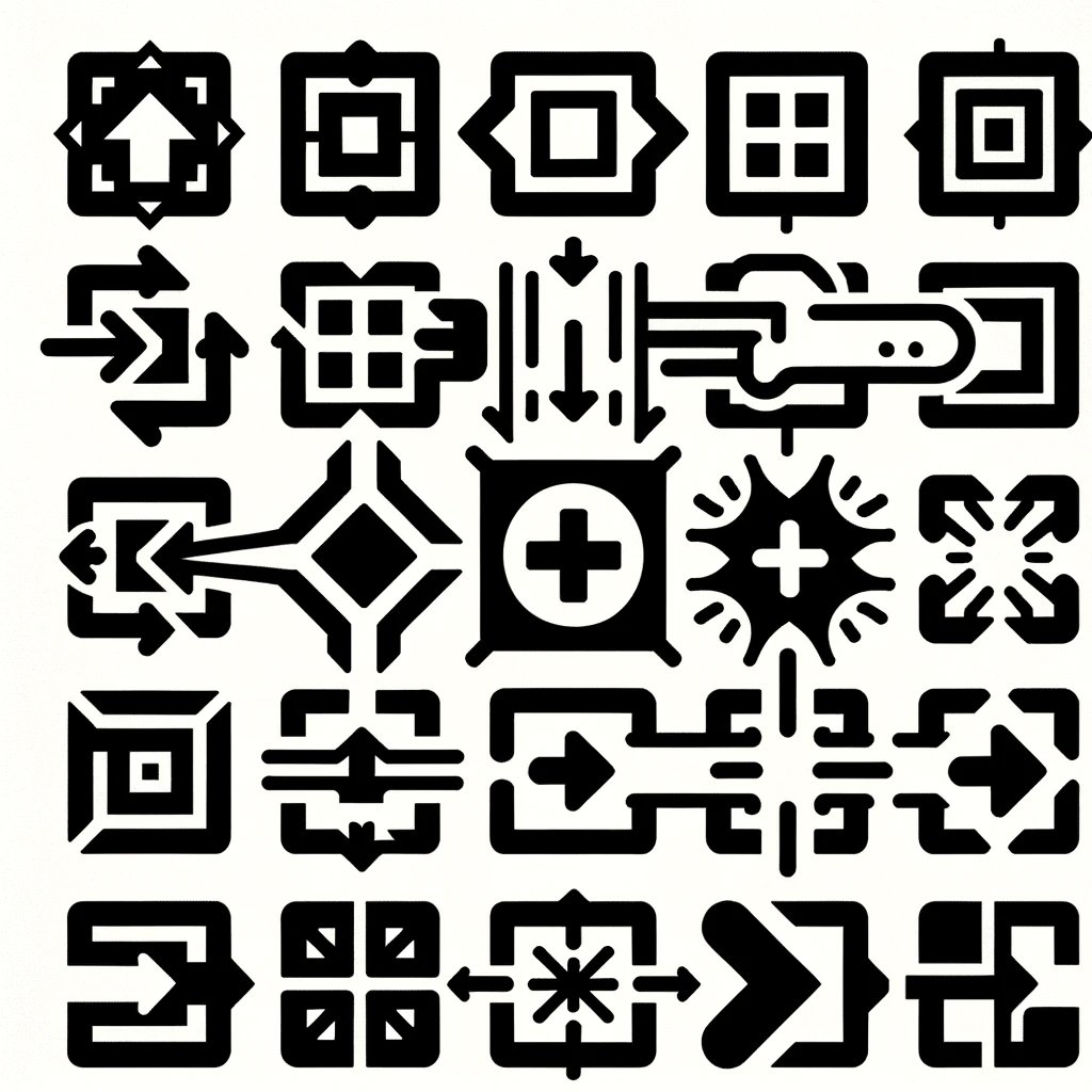 ChatGPT-4 getting creative with the task:
Create some icons for a button that will make a card expand to a full screen in a mobile app.

Love how the icons interact with one another! 😄