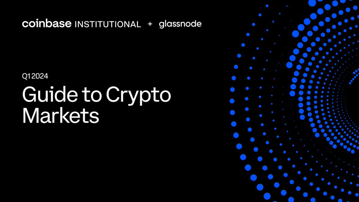 Introducing the Q1 2024 Guide To Crypto Markets by @CoinbaseInsto and @Glassnode. The 44-page Guide dives into Bitcoin, Ethereum, Stablecoins, Derivatives and portfolio allocation. Get the guide here: get.glassnode.com/q1-2024-guide-…