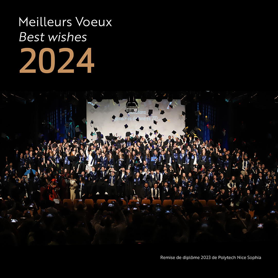 [Meilleurs voeux / Best wishes 2024 ⭐] @Univ_CotedAzur souhaite une excellente année 2024 à l’ensemble de ses étudiants, personnels ! 🙌 @Univ_CotedAzur wishes an excellent year 2024 to all its students, staff and partners !🙌 #UniCA #Meilleursvoeux #Bestwishes