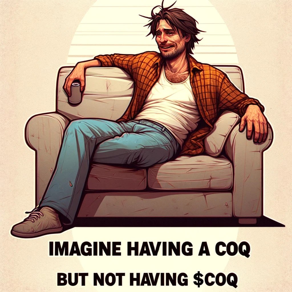 andrsnian's tweet photo. @GrouchoMarx79 @lecoqsportif Catch the train, gain the main, $COQ's not plain, it's your wealth domain! 🚆 $COQ #COQ #0x420 @CoqInuAvax @avax https://t.co/WG9JcW3NrA