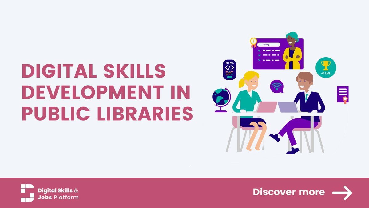 What about libraries in the digital era? 📖

📚 <a href="/ADELE_EU2022/">ADELE</a>  empowers public libraries with a free, customisable web-based tool for digital readiness.

Learn more about the importance of #DigitaSkills development in public libraries: digital-skills-jobs.europa.eu/en/inspiration…