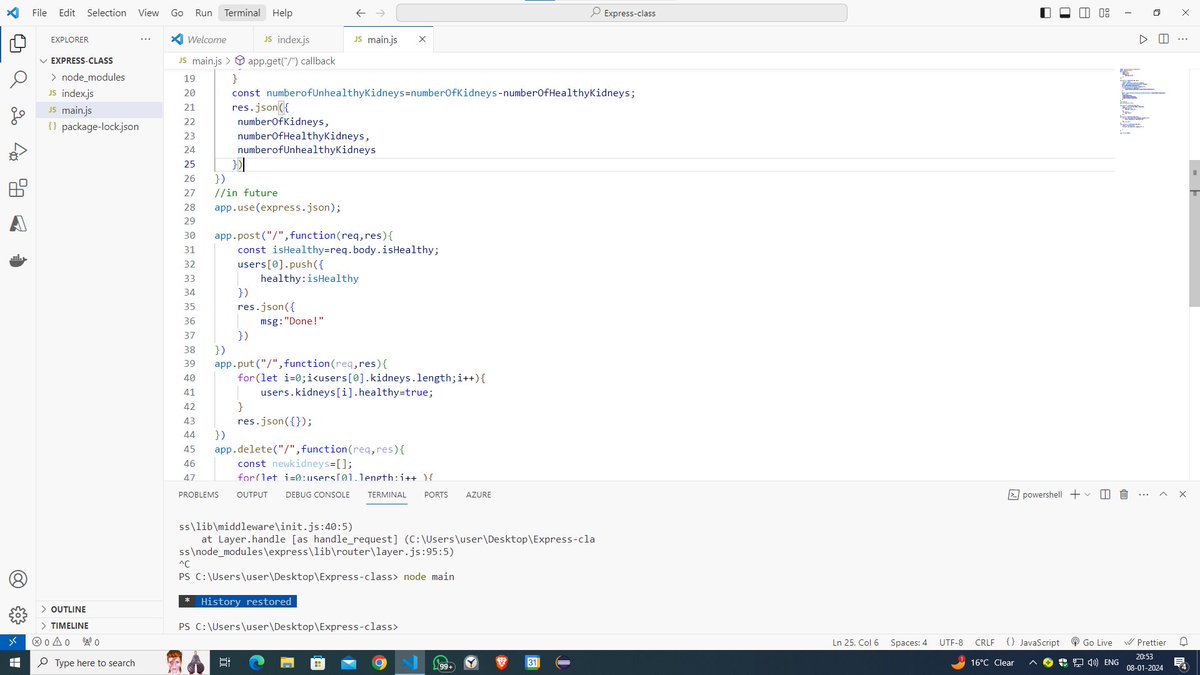 Rahulswr's tweet image. 🌐 Day 9 and 10 of #100daysofcoding: Explored server-side magic! 🚀 Delved into server creation, understanding HTTP, and routing. Exciting journey into the backend world! 💻✨ #ServerSideDevelopment #CodingAdventure #WebDevelopment