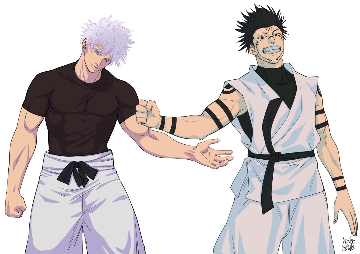 NickoMeter369's tweet photo. GOJO SATORU V.S. RYOMEN SUKUNA
"The Honored One and the King of Curses"
#jujutsukaisen #infinitevoid #MalevolentShrine #domainexpansion
#sixeyes #tenshadows #GojoSatoru #ryomensukuna https://t.co/txPeto28T9