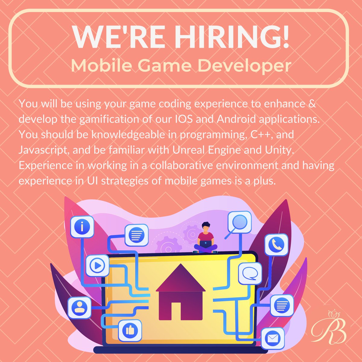 Dive into the world of gaming with Reauty Dao! 🎮✨ We're on the lookout for a talented Mobile Game Developer to join our team. Ready to level up your career? Send your CV to career@reautydao.io and let's create gaming magic together! 🚀 #GameDev #NowHiring #ReautyDao