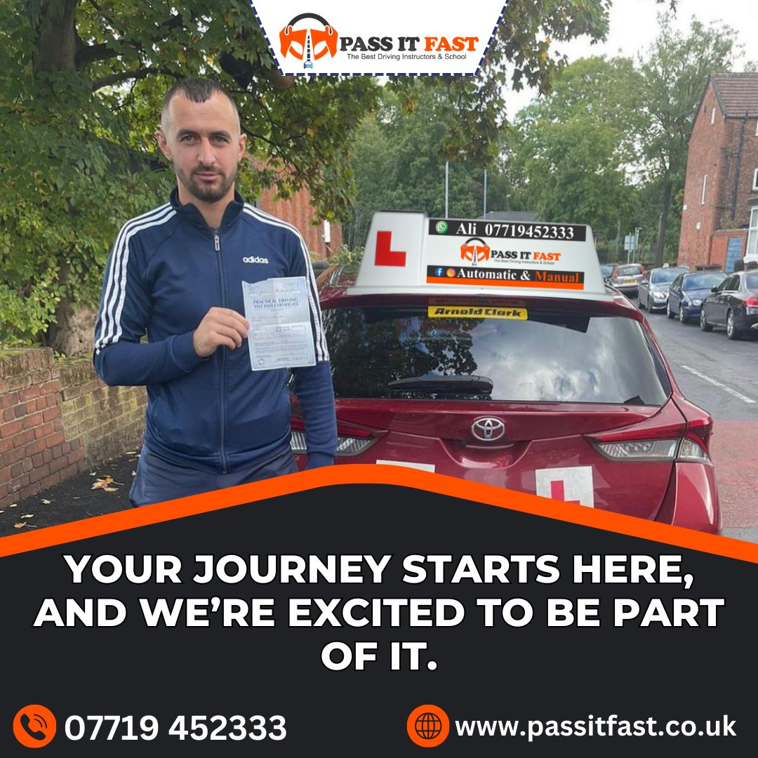 PASSITFAST's tweet image. Welcome to Pass It Fast, your journey starts here.
.
.
.
.
Call and WhatsApp 📞 07719-452333
#IntensiveDriving #CrashCourseDriving  #QuickPassDriving #LearnToDriveFast #RapidDrivingCourse #DrivingSchool #PassInWeek #IntensiveLessons #AcceleratedDriving #DrivingGoals #passitfast