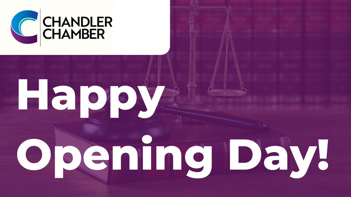 Today is the Opening Day for the 2024 #Legislative Session!

See the ceremonies live at 12:00pm:
bit.ly/3NIBX7h  

<a href="/JDMesnard/">J.D. Mesnard</a> <a href="/MitziEpstein/">Sen. Mitzi Epstein</a> <a href="/Jennifer_Pawlik/">Hon. Jennifer Pawlik</a> <a href="/TraversforAZ/">Stacey Travers</a> @P_ContrerasAZ <a href="/JWilloughbyAZ/">Julie</a> #chandlerchamber #memberdriven #businessstrong #policymatters #AZLeg