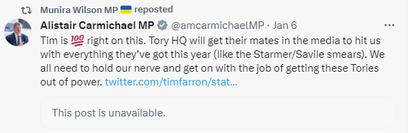 Quincun36705461's tweet photo. @Torydemocrats @EdwardJDavey It gets worse!! 🔽 #LibDems MPs are stumm on the #PostOfficeScandal - no criticism or even sympathy for the subpostmasters. 

Meanwhile #Farron &amp; his muppets are calling the #MrBatesVsThePostOffice a 'smear'!!  

Worried about their own necks, no care for the SPM victims!!! https://t.co/H3LY4cHqfE