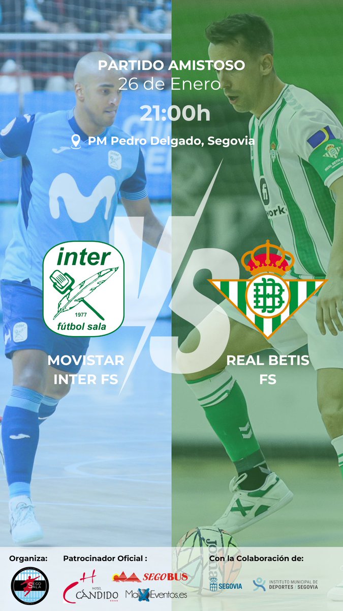 CD Segosala (@segosala) on Twitter photo Tenéis ya a la venta las entradas en segosala.com/movistar-inter….
🫱🏼🫲🏻🔥
<a href="/InterMovistar/">Movistar Inter FS</a> <a href="/RealBetisFS/">Real Betis Futsal</a> Tenéis ya a la venta las entradas en segosala.com/movistar-inter….
🫱🏼🫲🏻🔥
<a href="/InterMovistar/">Movistar Inter FS</a> <a href="/RealBetisFS/">Real Betis Futsal</a>