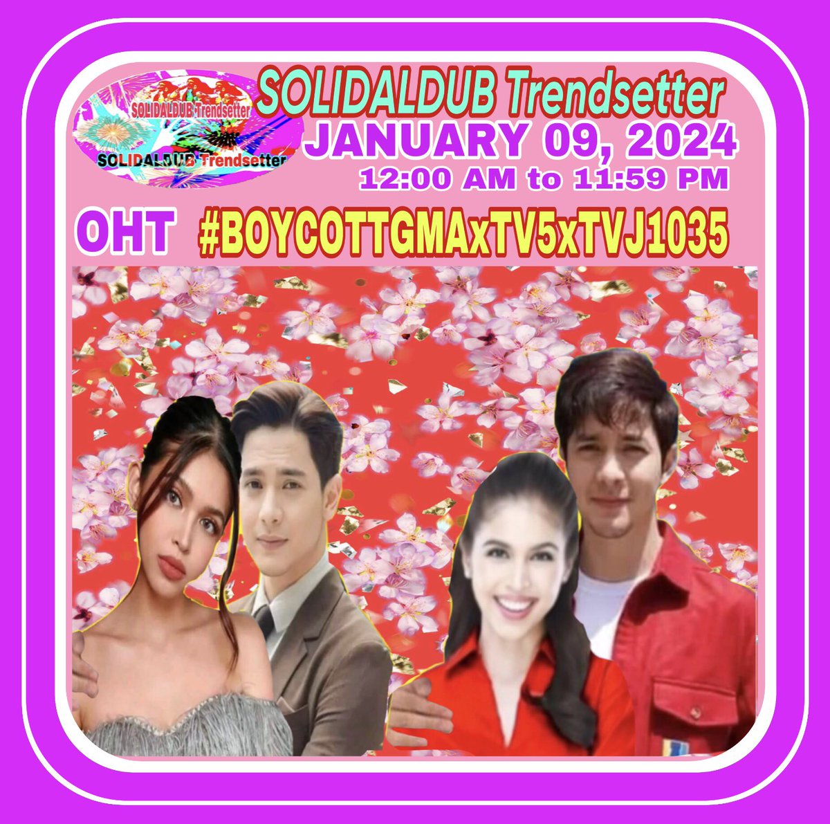 SOLIDALDUB Trendsetter (@solidaldubt) on Twitter photo TBADN has faced a lot of obstacles but we never gave up
Let's continue d fight 4 TRUTH& HONOR 4 ALDUB
<a href="/aldenrichards02/">Alden Richards</a>
<a href="/mainedcm/">Maine Mendoza</a>
& the TRUE BLOODED ALDUBNATION. RESPECT BEGETS RESPECT
Our OHT 4 JAN 09, 2024
ALDUB will be back
#BOYCOTTGMAxTV5xTVJ1035 TBADN has faced a lot of obstacles but we never gave up
Let's continue d fight 4 TRUTH& HONOR 4 ALDUB
<a href="/aldenrichards02/">Alden Richards</a>
<a href="/mainedcm/">Maine Mendoza</a>
& the TRUE BLOODED ALDUBNATION. RESPECT BEGETS RESPECT
Our OHT 4 JAN 09, 2024
ALDUB will be back
#BOYCOTTGMAxTV5xTVJ1035