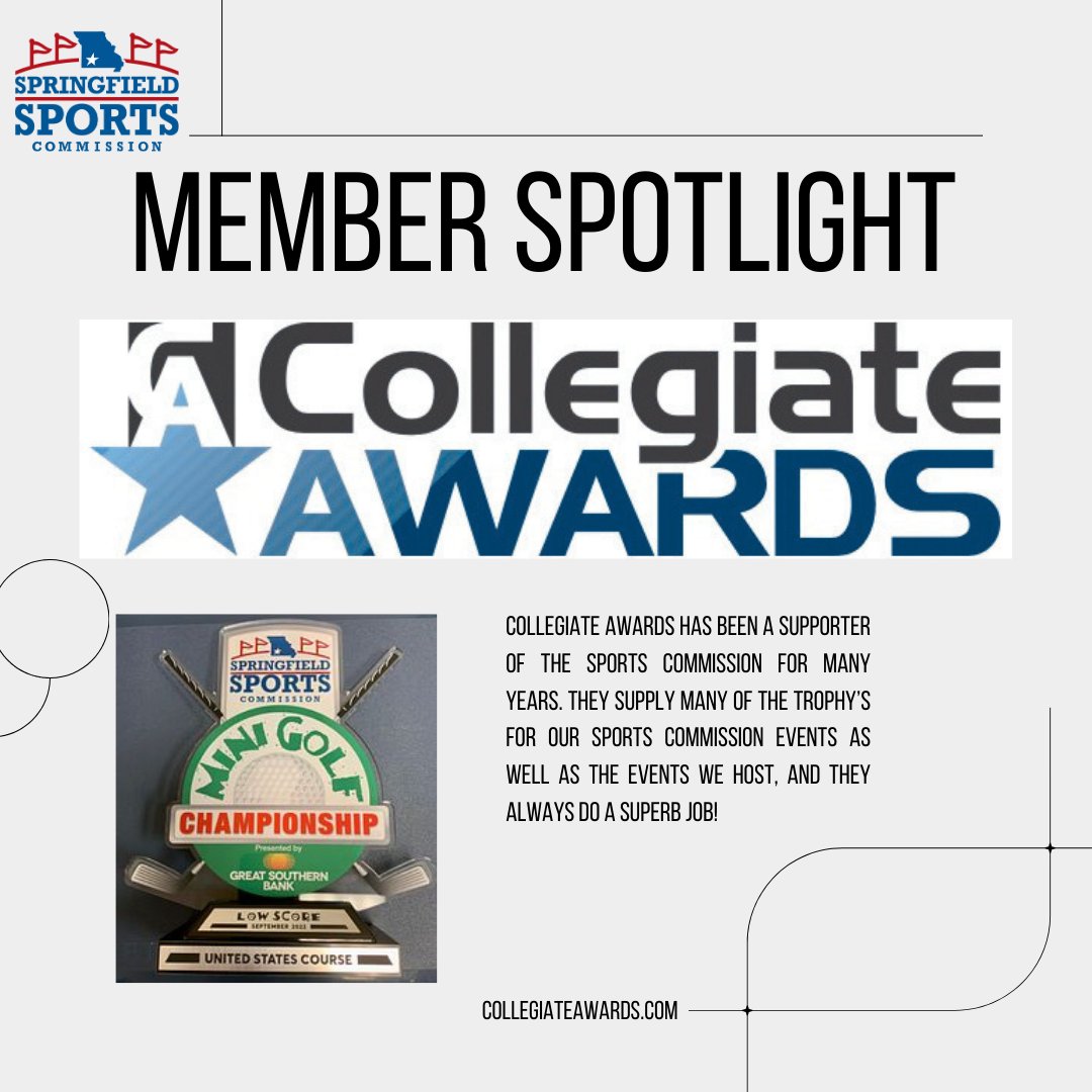Springfield Sports Commission (@sgfmosports) on Twitter photo MONDAY MEMBER SPOTLIGHT - <a href="/CollegiateAwrds/">Collegiate Awards</a>
Thank you for being so supportive throughout the years! MONDAY MEMBER SPOTLIGHT - <a href="/CollegiateAwrds/">Collegiate Awards</a>
Thank you for being so supportive throughout the years!