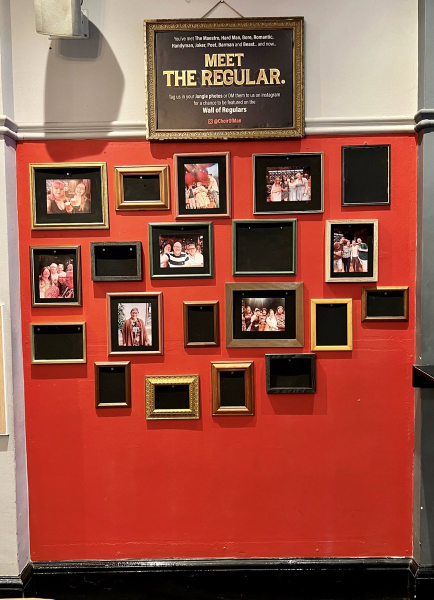 Introducing our Wall of Regulars, the latest addition to The Jungle! 😆✨Thank you so much to all our regulars for your never-ending love and support. You are the life blood of The Jungle 💛 Tag us in your Jungle photos for a chance to be featured on the wall #westend #choirofman