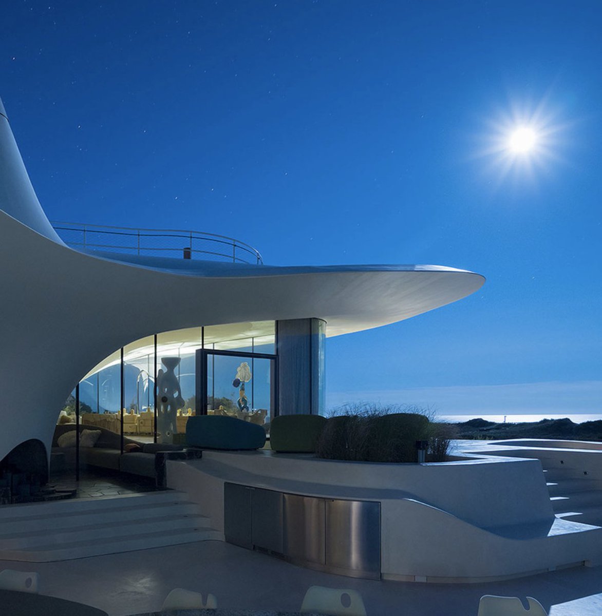 DDSCADFL's tweet image. Repost: &quot;@archdaily
 
Taking its inspiration from the rolling dunes of coastal Long Island, Blue Dream #House uses aerospace modelling and fabrication methods to combine #organicarchitecture and 21st-century construction.&quot;