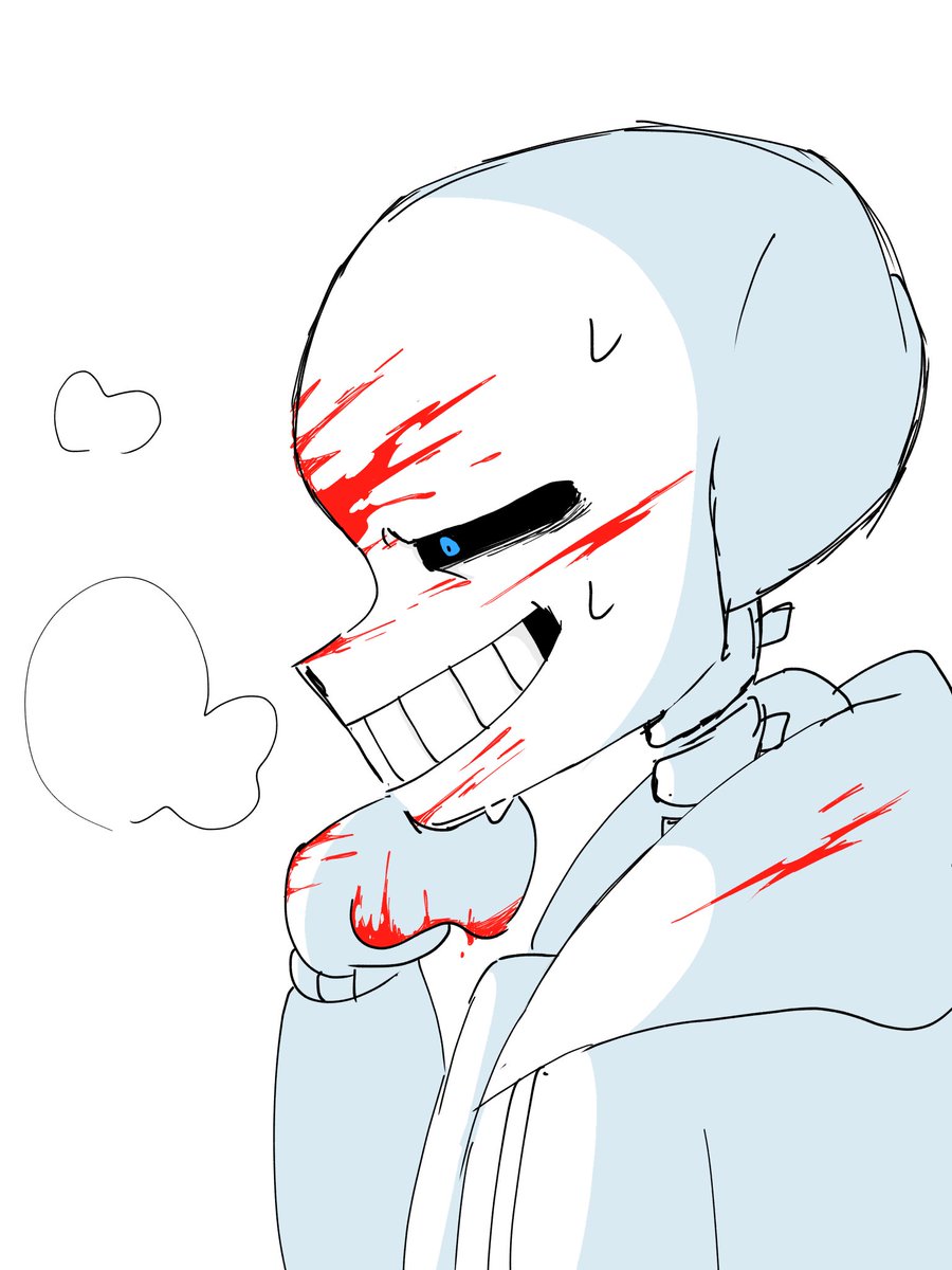 Otona_babuko's tweet photo. #アンダーテール　#Undertale #サンズ 
汗拭きサンズ https://t.co/cq5GSQAx07