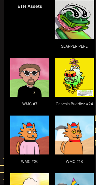 Looking like the next version of HoneyBlock Wallet will be able to display your ETH,  RVN, and EVR assets. Major UI overhaul required and in progress as we make our way towards becoming the wallet for assets.