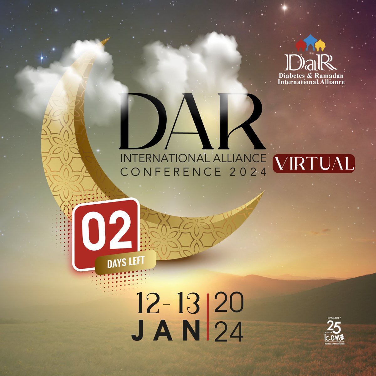 𝐎𝐧𝐥𝐲 2 𝐃𝐚𝐲𝐬 𝐋𝐞𝐟𝐭 𝐟𝐨𝐫 𝐃𝐀𝐑 𝐈𝐧𝐭𝐞𝐫𝐧𝐚𝐭𝐢𝐨𝐧𝐚𝐥 𝐀𝐥𝐥𝐢𝐚𝐧𝐜𝐞 𝐬𝐨 𝐠𝐫𝐚𝐛 𝐭𝐡𝐞 𝐜𝐡𝐚𝐧𝐜𝐞 𝐚𝐧𝐝 𝐑𝐞𝐠𝐢𝐬𝐭𝐞𝐫 𝐍𝐨𝐰
For Registration and more details: bit.ly/3NP4FUi
#internalmedicine #endocrinology #endocrinologist #dar2024