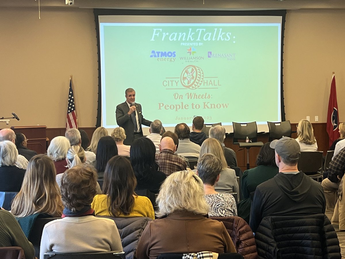 cmdpublishing's tweet photo. It’s a packed house @ColumbiaState for the first @Franklin2morrow #FrankTalks with the @CityOfFranklin City on Wheels  featuring key employees discussing important topics in 2024. @wherald @SouthernExp https://t.co/NsstkvJBan