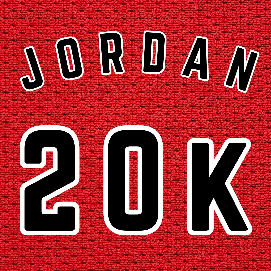 🏀 On this day in 1993, #MichaelJordan scored his 20,000th point, a milestone marking his relentless drive and iconic status on the court. #MJ20K #BasketballGreats #OnThisDay