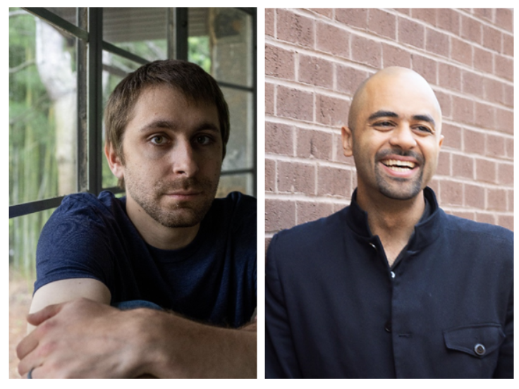 MFACamden's tweet photo. Just thinking about how excited we are for the next Writers in Camden with @isaacblum_ &amp; @anisevance! Monday, January 29, 5:30-6:30, Campus Center Multipurpose Room. Free and open to the public! Registration encouraged: https://t.co/I8Izf1qtv8 https://t.co/5MrfErSxM5